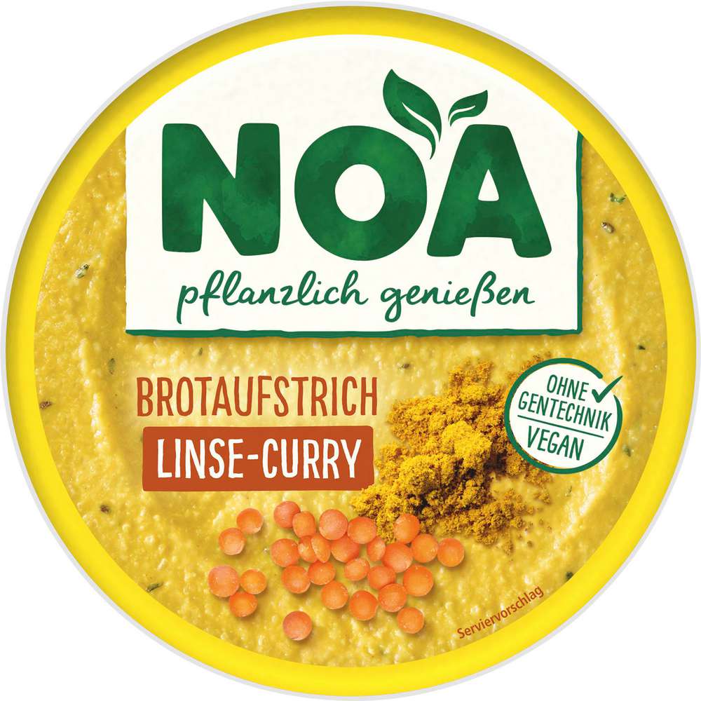 Produktabbildung Noa Brotaufstrich, Linse-Curry