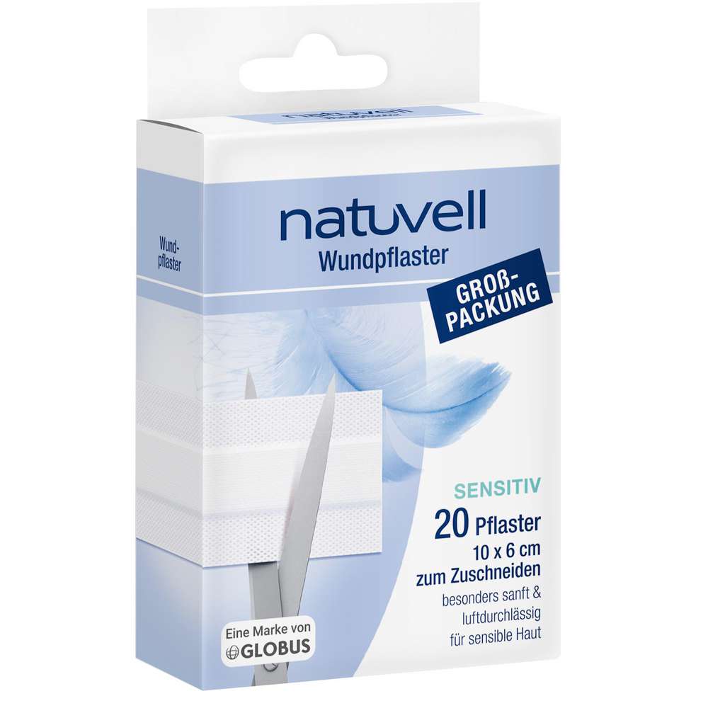 Produktabbildung natuvell Wundpflaster Sensitiv
