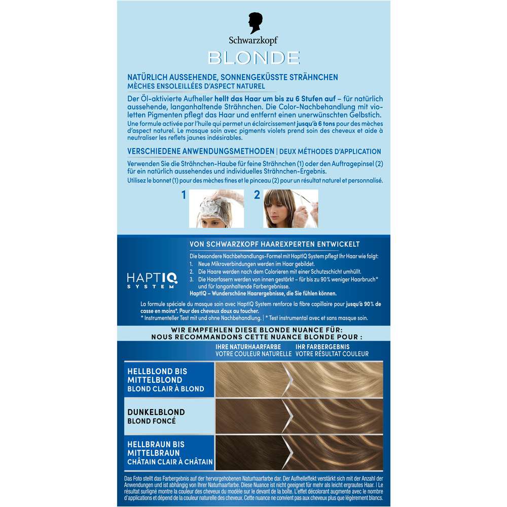 Produktabbildung Schwarzkopf Blonde Aufhellung M1 Super Strähnen