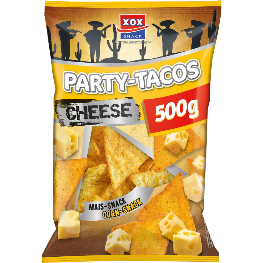 Produktabbildung XOX Party-Taccos, Cheese