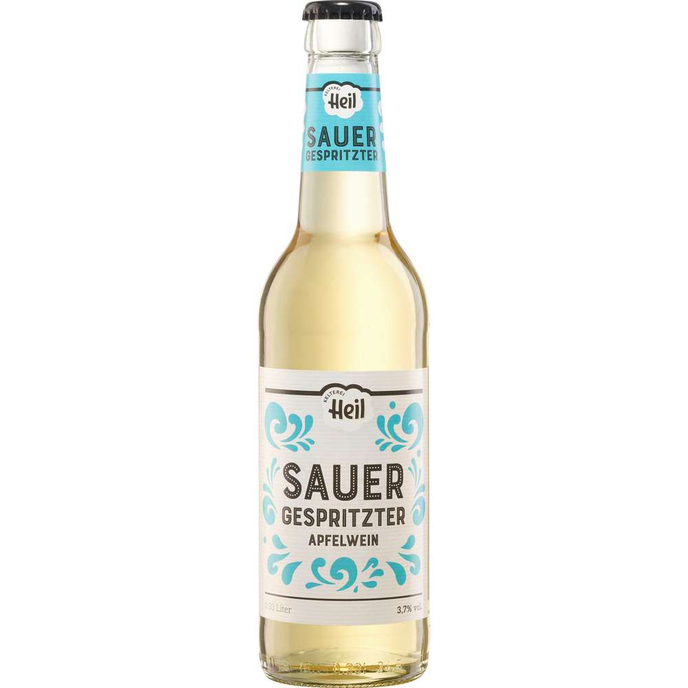 Produktabbildung Heil Sauer Gespritzter Apfelwein 3,7%