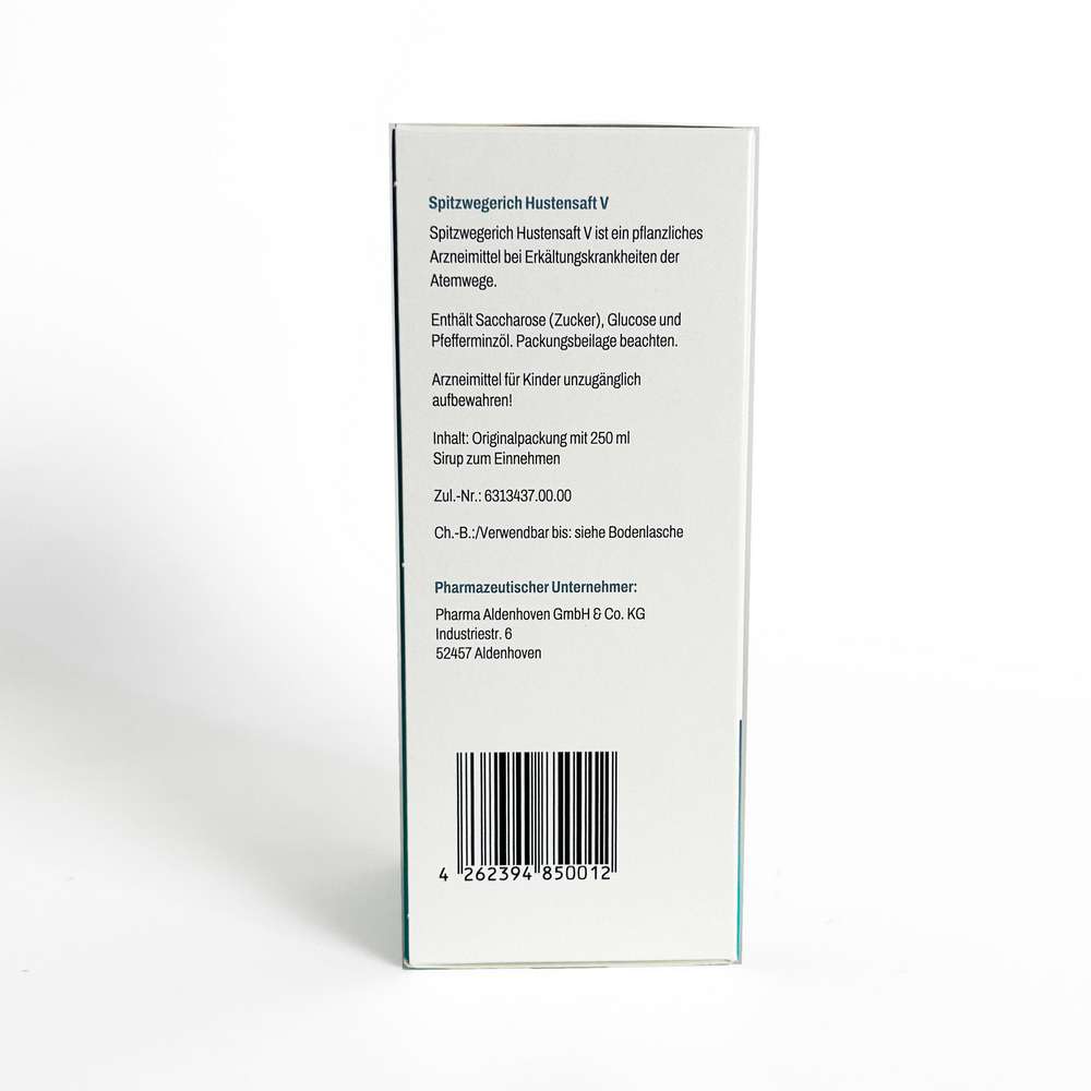 Produktabbildung BlumenBerg Spitzwegerich Hustensaft