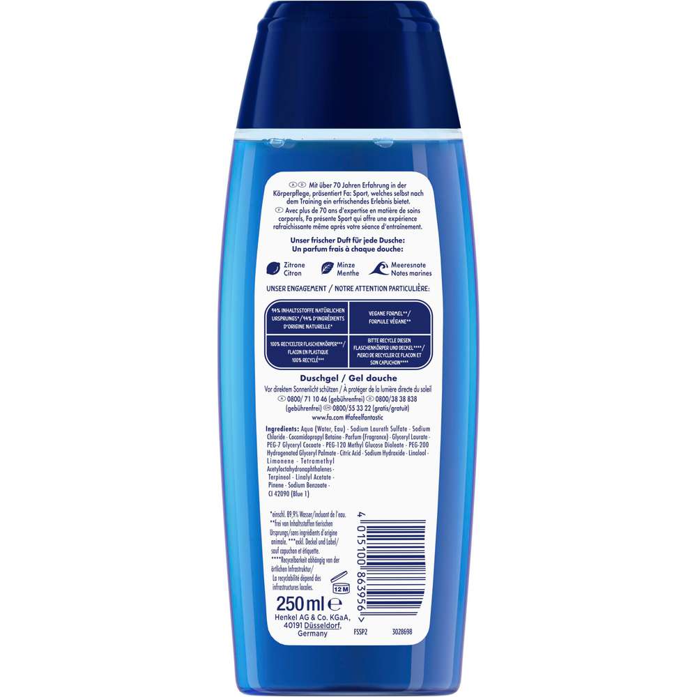 Produktabbildung Fa Duschgel Sport