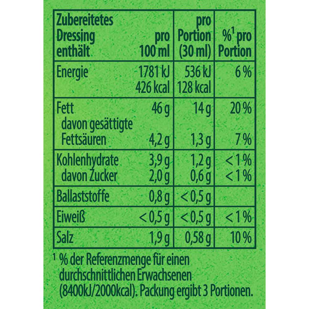 Produktabbildung Knorr Salat Krönung, Gartenkräuter Knoblauch