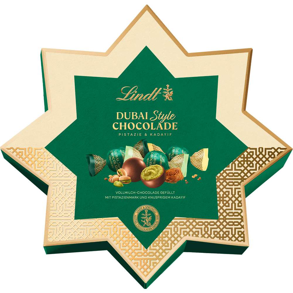Produktabbildung Lindt Pralinen-Sterne Dubai Style Mix
