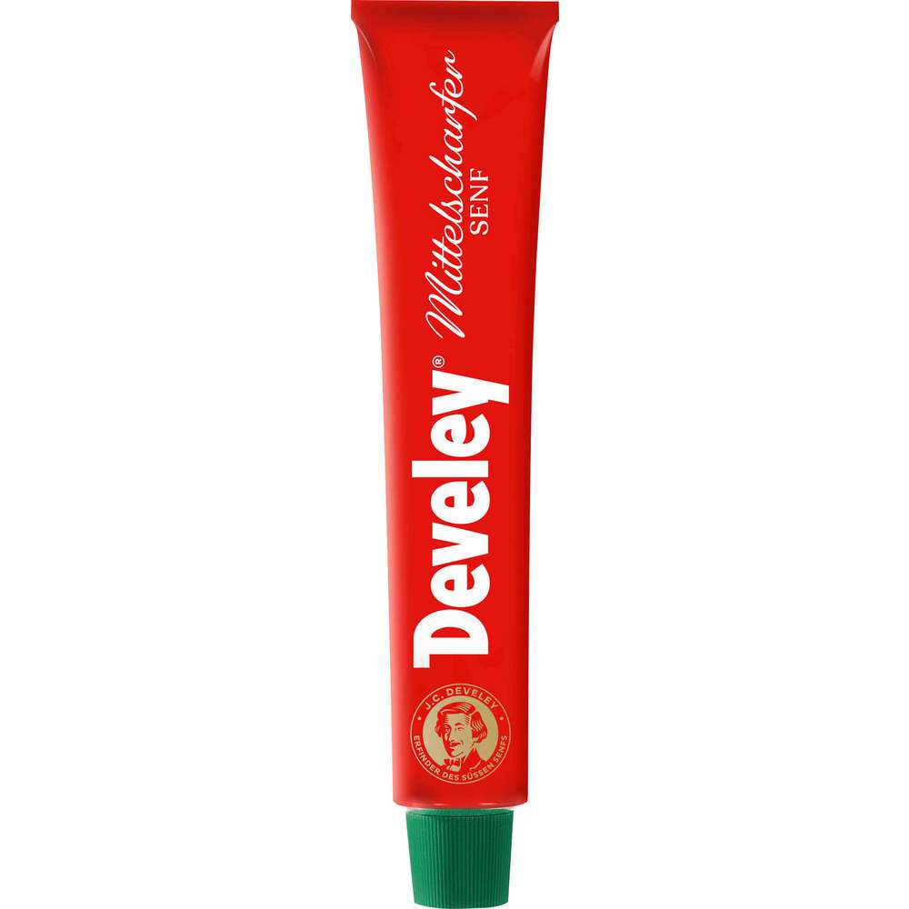 Produktabbildung Develey Senf, mittelscharf
