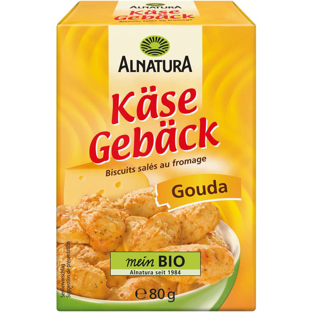 Produktabbildung Alnatura Käsegebäck Gouda 