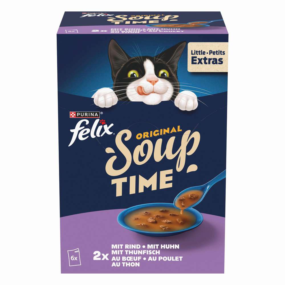 Produktabbildung Felix Katzen-Nassfutter Soup, gemischte Vielfalt