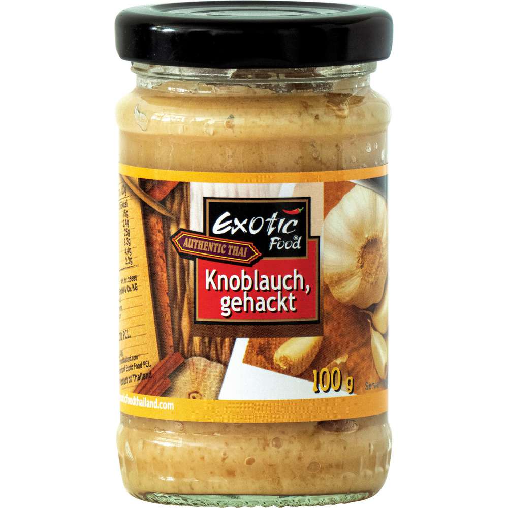 Produktabbildung Exotic Food Knoblauch, gehackt