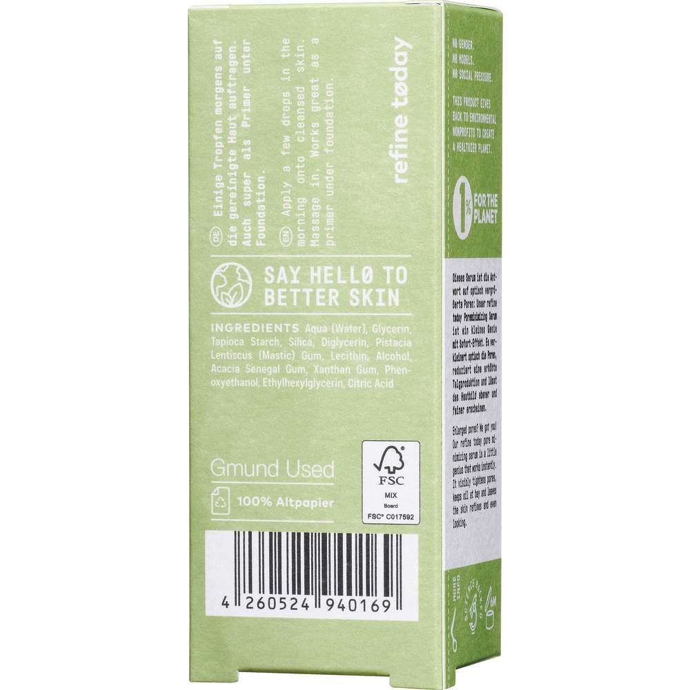 Produktabbildung No Cosmetics Pore Minimizing Serum refine tøday