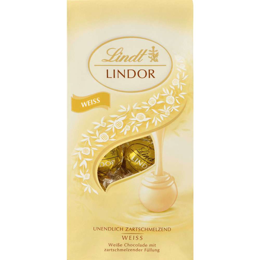 Produktabbildung Lindt Lindor Schokokugeln, weiß