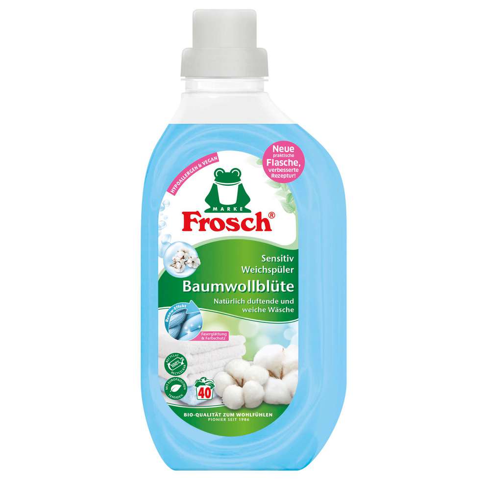 Produktabbildung Frosch Weichspüler, Baumwollblüte