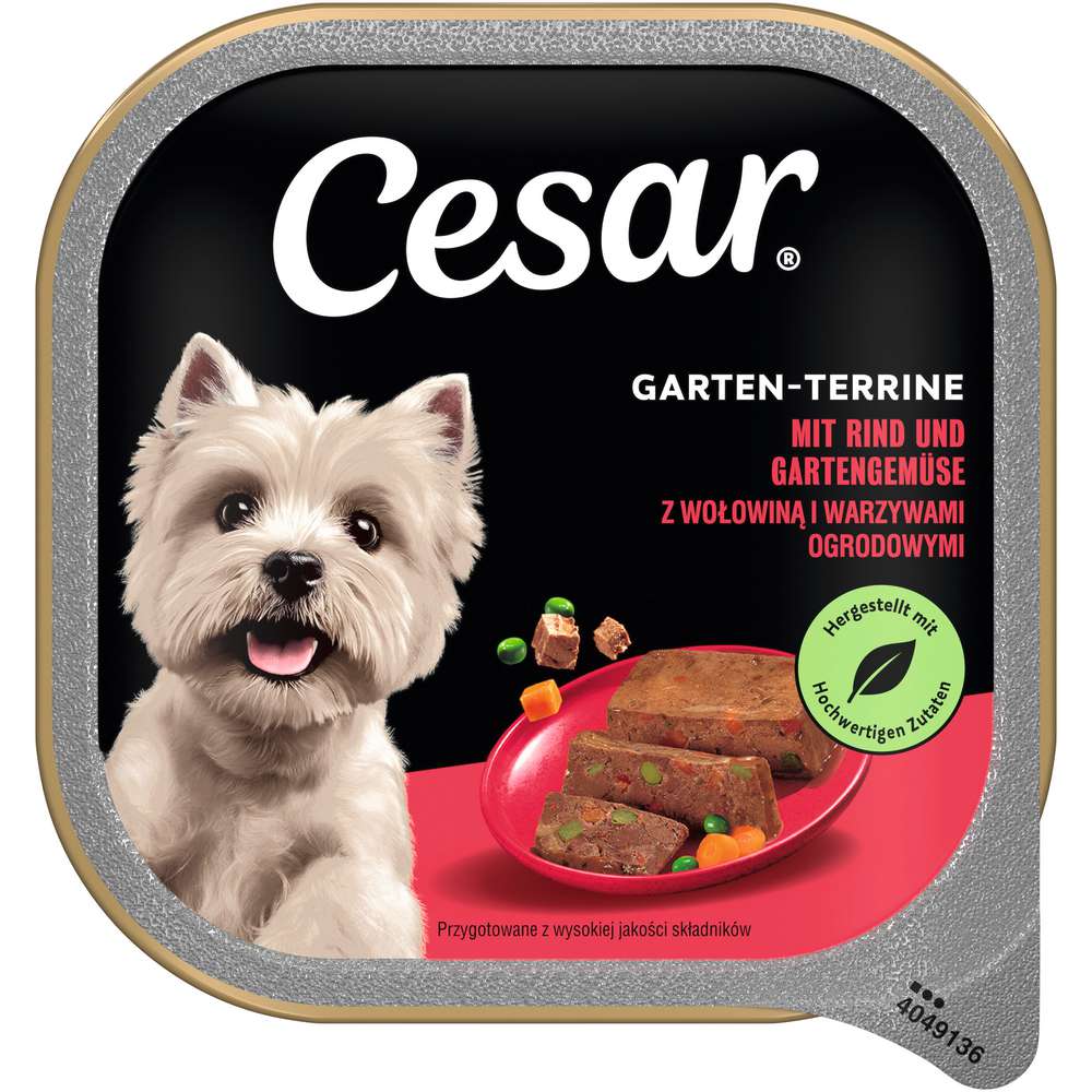 Produktabbildung Cesar Hundenassfutter, Rind/Gemüse