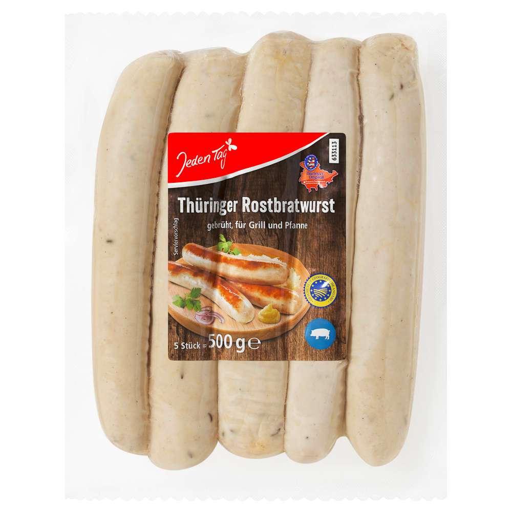 Produktabbildung Jeden Tag Thüringer Rostbratwurst