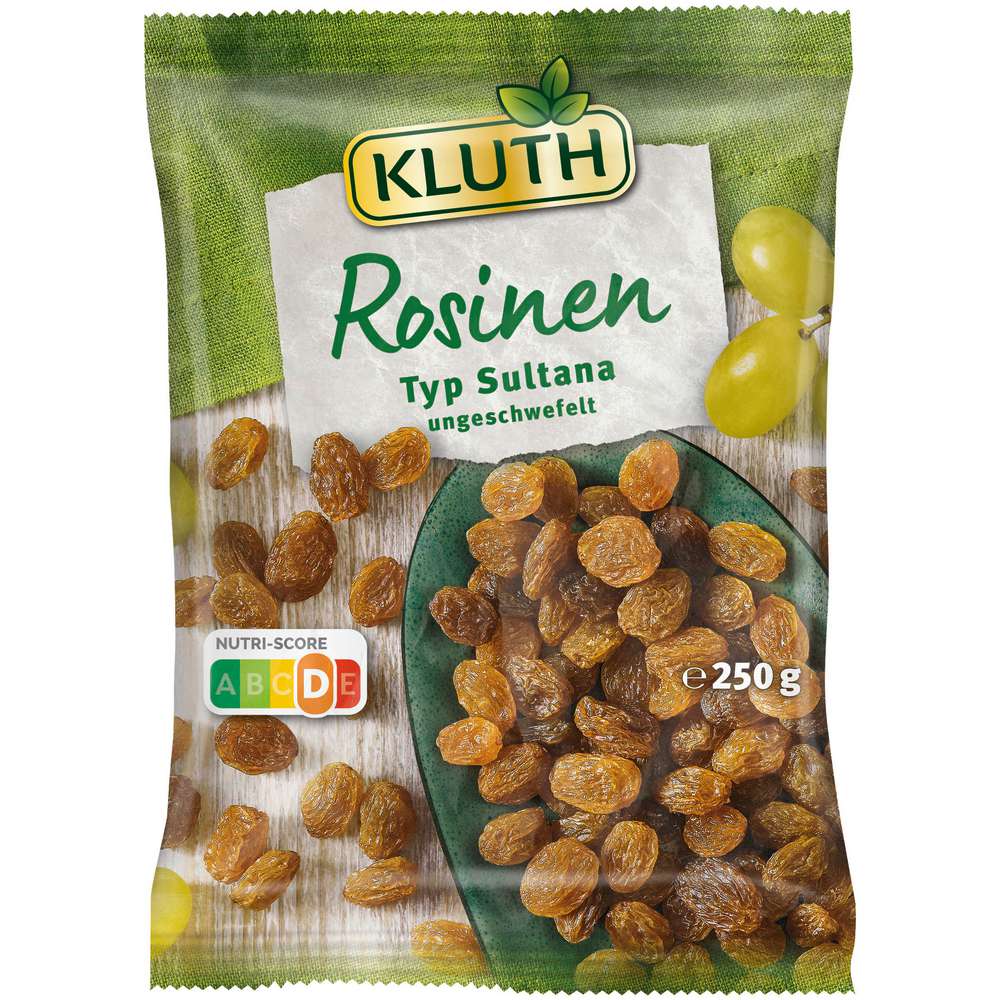 Produktabbildung Kluth Rosinen, ungeschwefelt