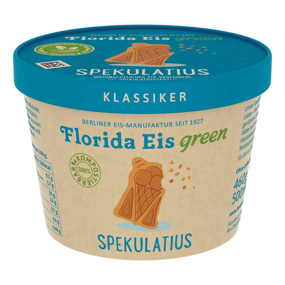 Produktabbildung Florida Eis Milcheis mit Spekulatiusgebäck