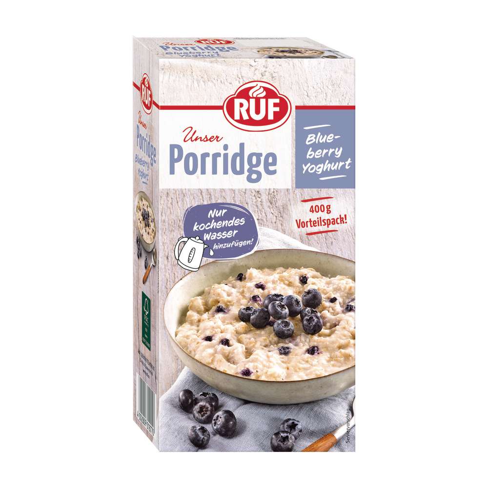 Produktabbildung RUF Porridge, Blueberry Yoghurt