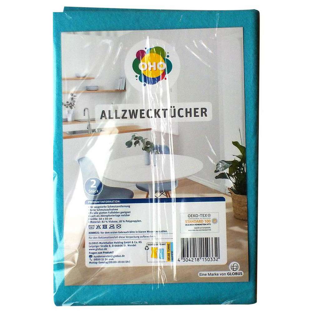 Produktabbildung OHO Allzwecktuch 2er Pack