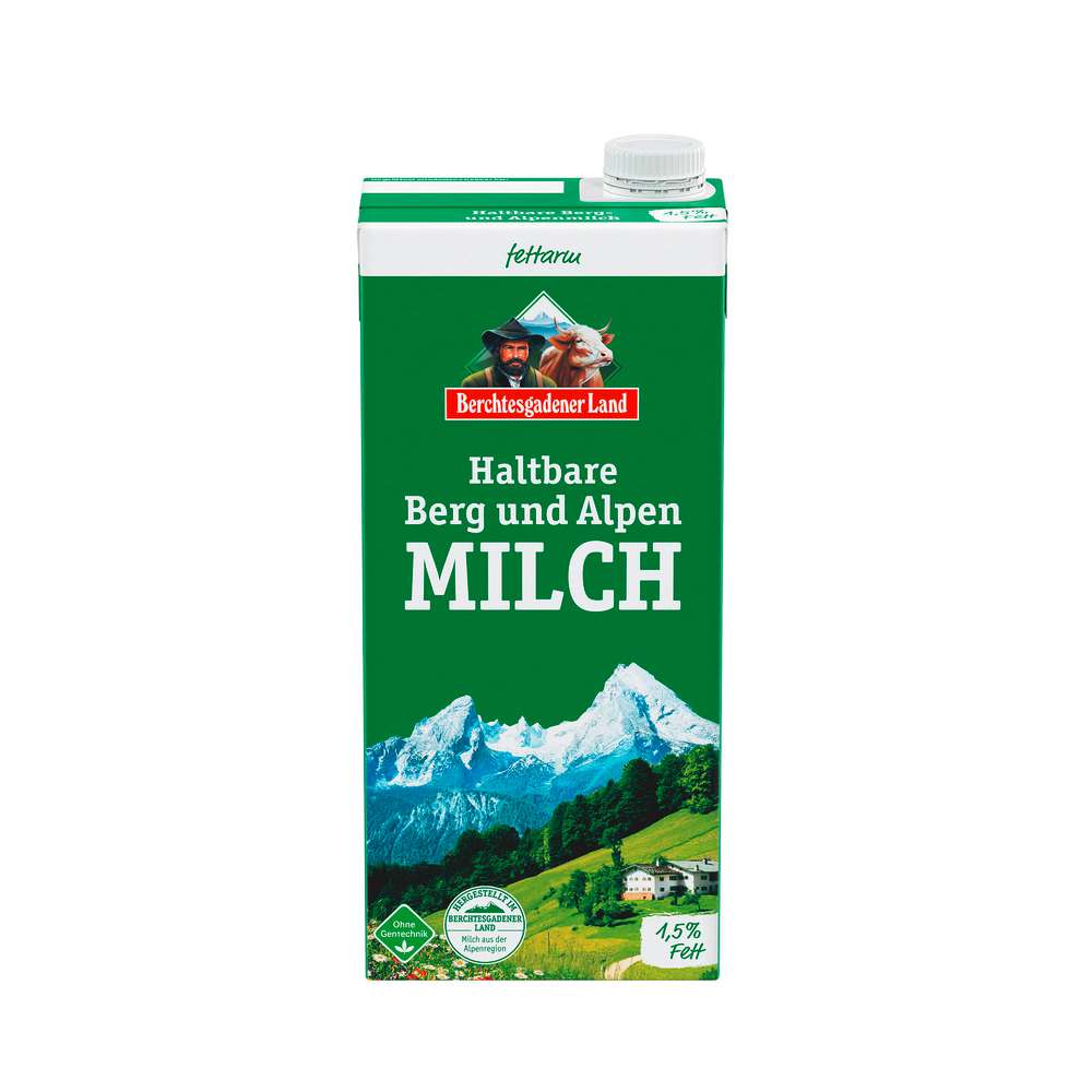 Produktabbildung Berchtesgadener Land H-Milch 1,5% Fett