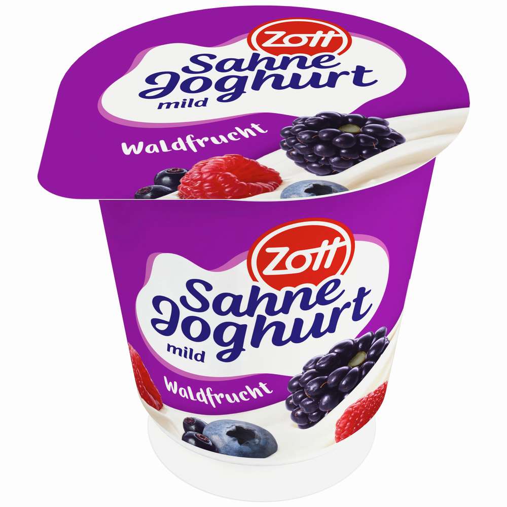 Produktabbildung Zott Sahnejoghurt, Waldfrucht