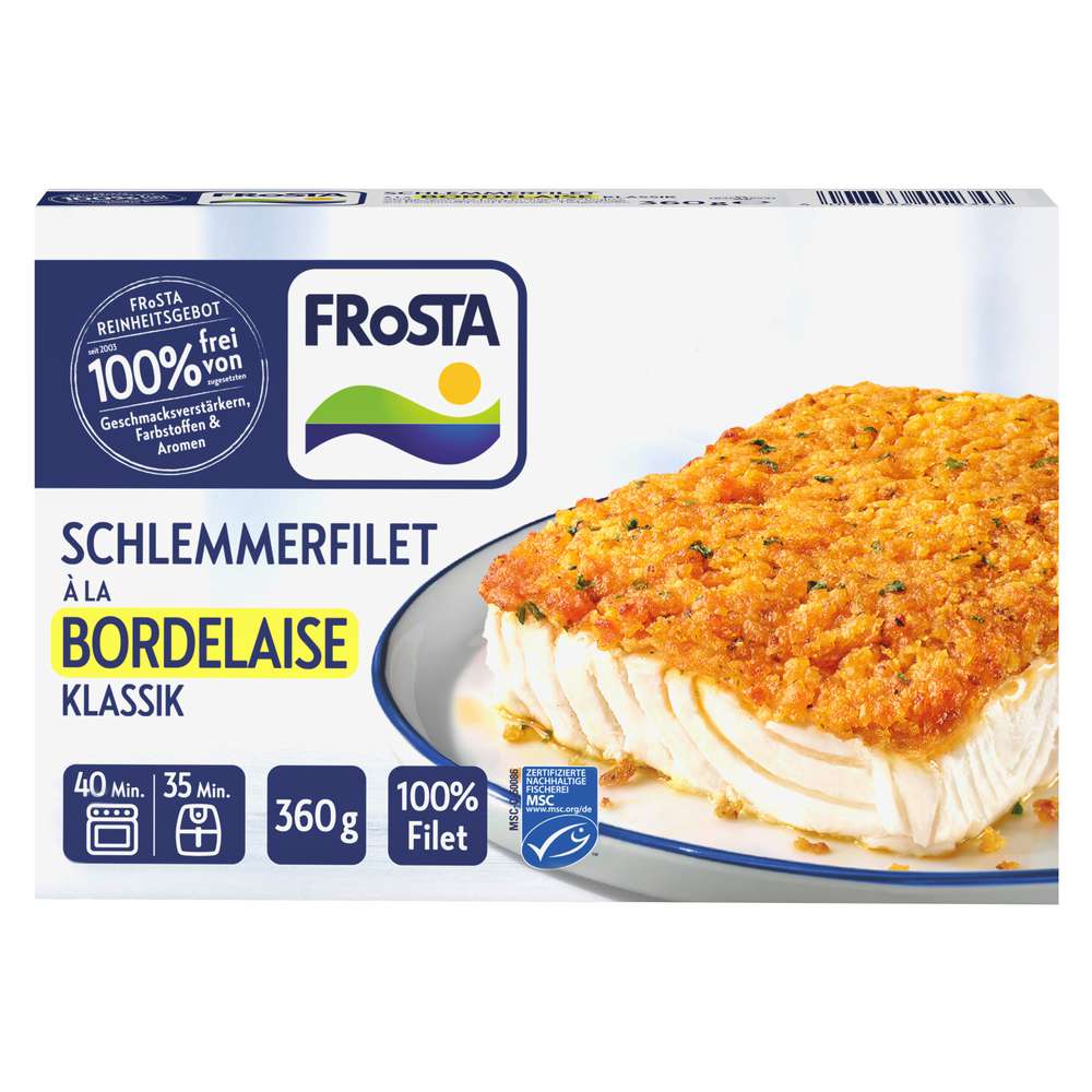 Produktabbildung Frosta Schlemmerfilet à la Bordelaise Klassik, tiefgekühlt 