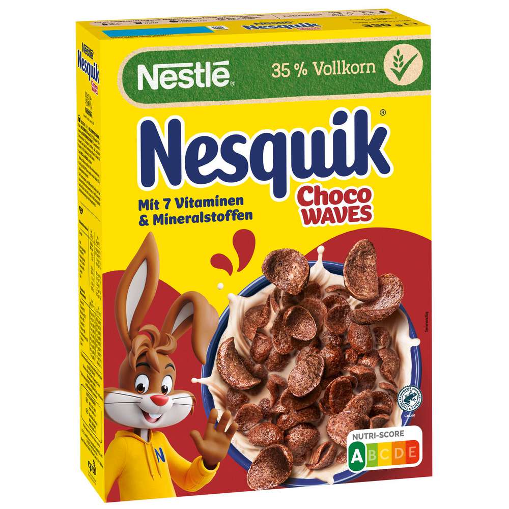 Produktabbildung Nestle Cerealien Nesquik, Intense Choco Waves