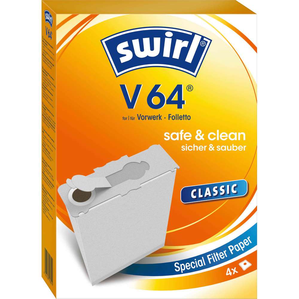 Produktabbildung Swirl Staubsauger -Beutel, V 64 Classic