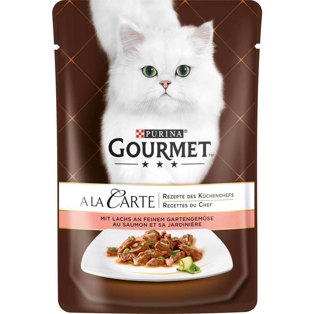 Produktabbildung Purina Katzen-Nassfutter Gourmet A la Carte, Lachs