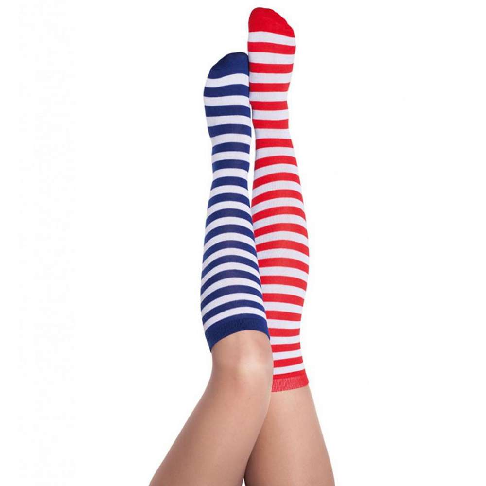 Produktabbildung Fries Strümpfe blau/rot