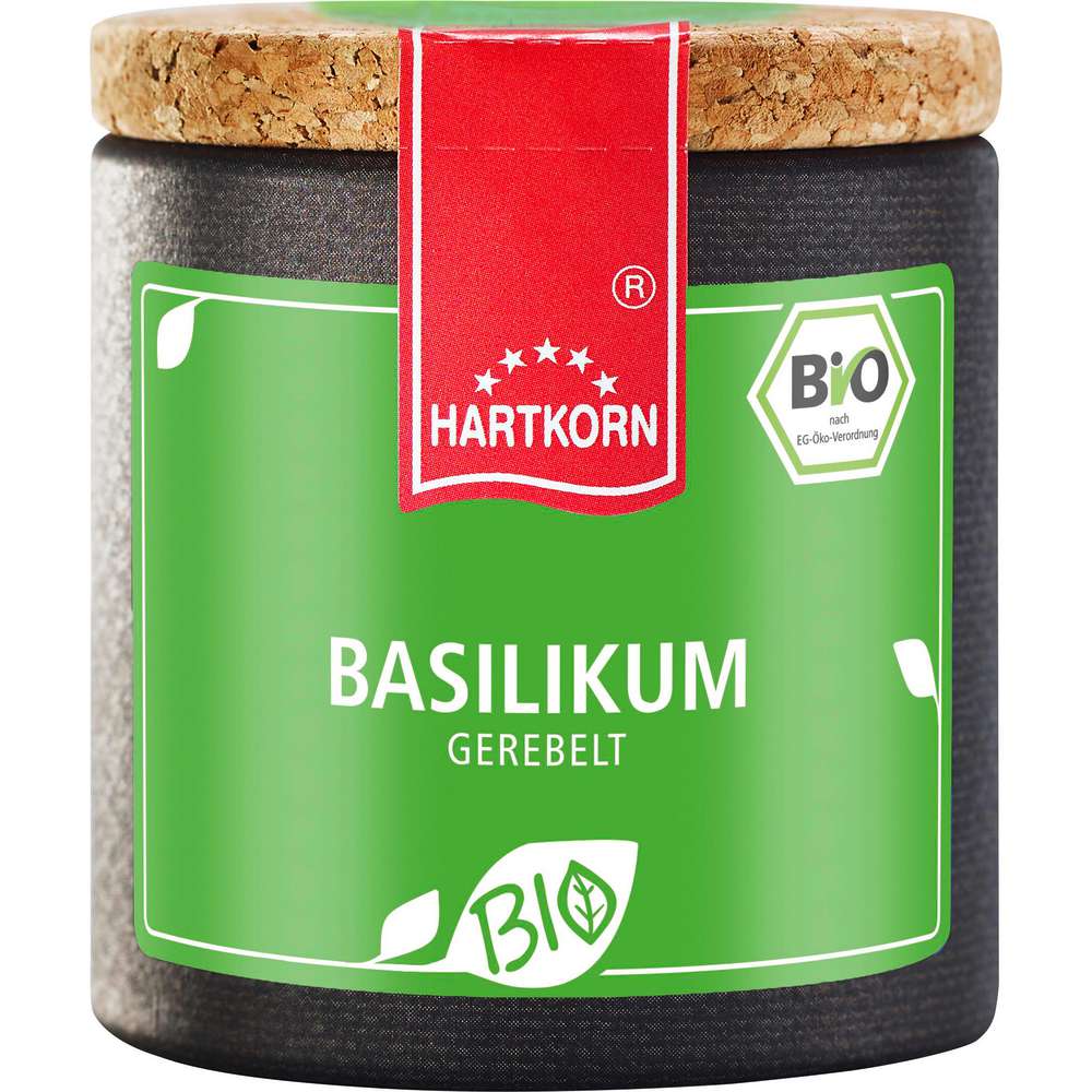 Produktabbildung Hartkorn Bio Basilikum, gerebelt