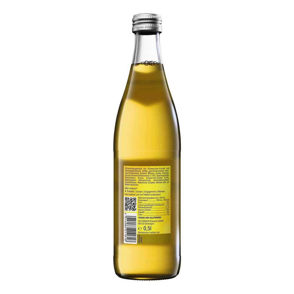 Produktabbildung Oettinger Eistee OeTea, Zitrone
