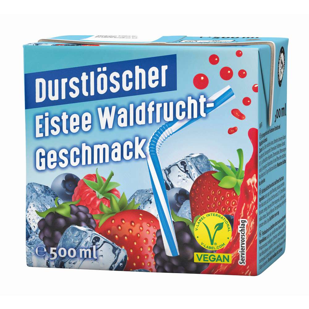 Produktabbildung Durstlöscher Eistee Waldfrucht 