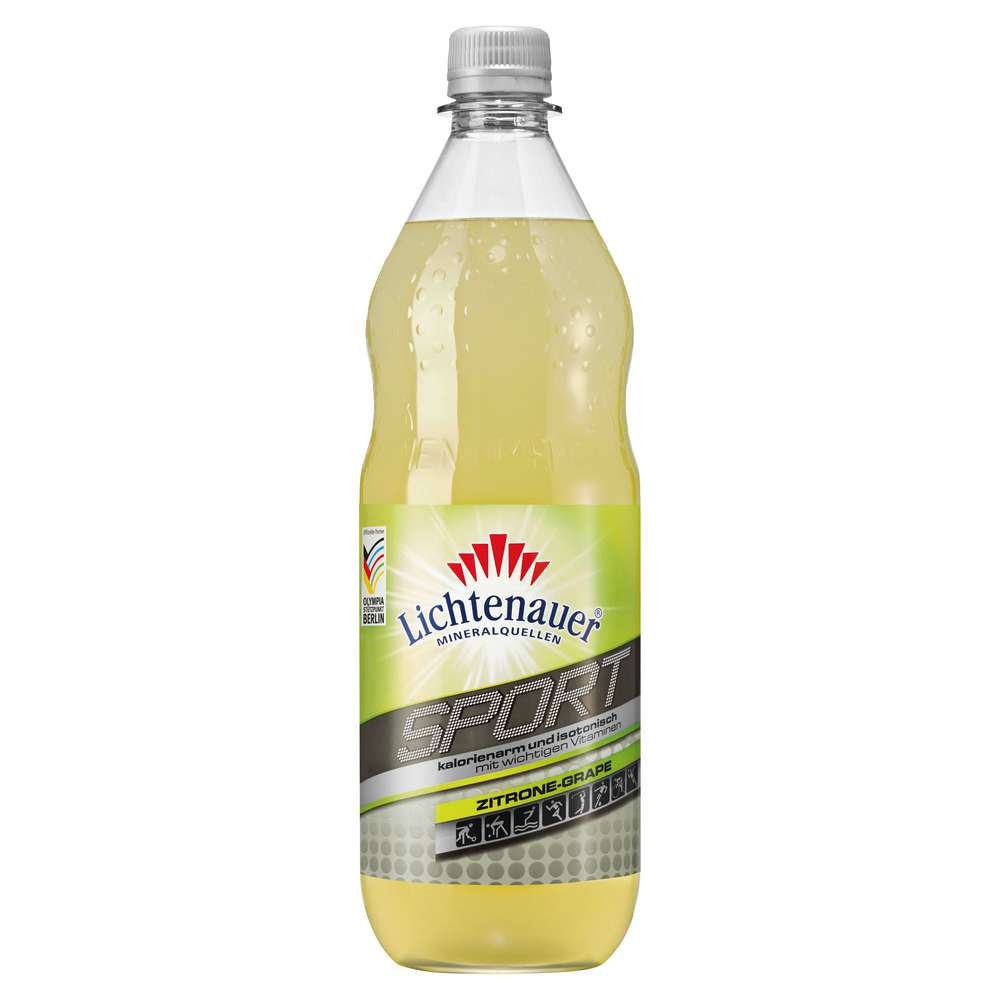 Produktabbildung Lichtenauer Limonade Sport, Zitrone-Grape