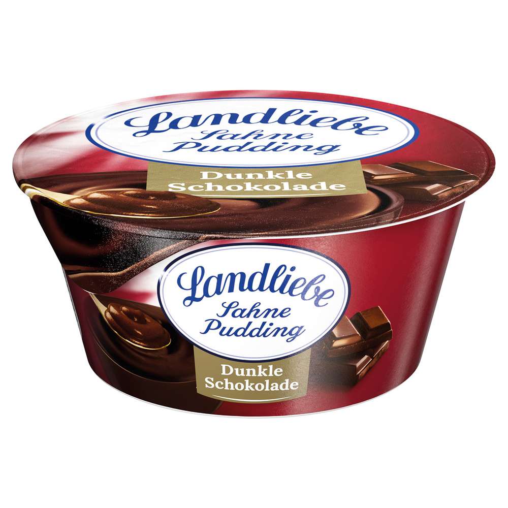 Produktabbildung Landliebe Sahnepudding, Dunkle Schokolade