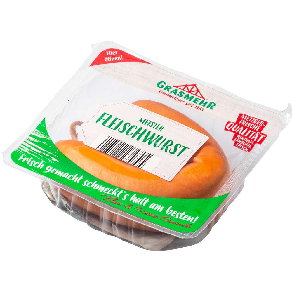 Produktabbildung Grasmehr Meister Fleischwurst