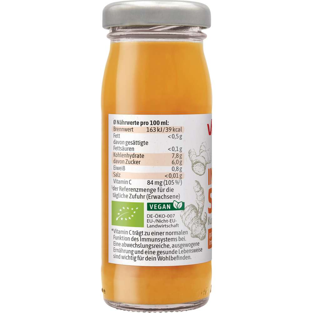 Produktabbildung Voelkel Ingwer Shot Kurkuma