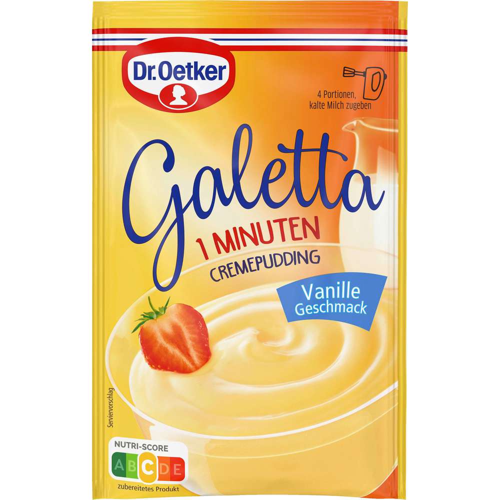 Produktabbildung Dr. Oetker Galetta Vanille-Puddingpulver