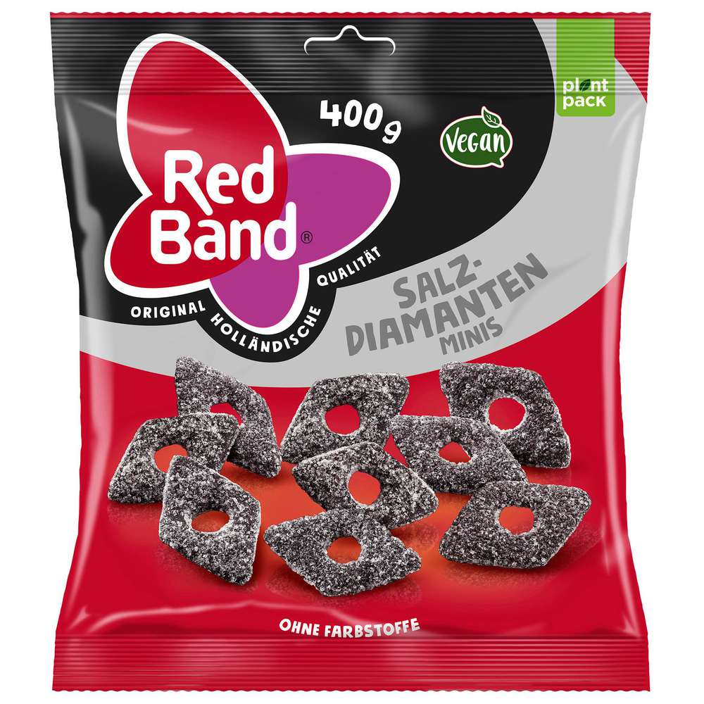 Produktabbildung Red Band Lakritz Salzdiamanten Minis