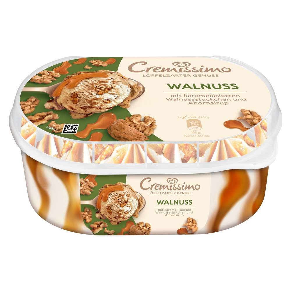 Produktabbildung Langnese Eis Cremissimo, Walnuss