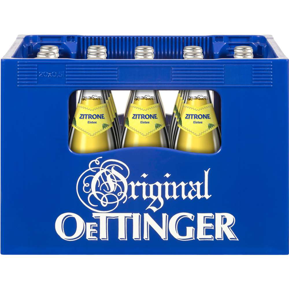 Produktabbildung Oettinger Eistee OeTea, Zitrone (20x 0,500 Liter)