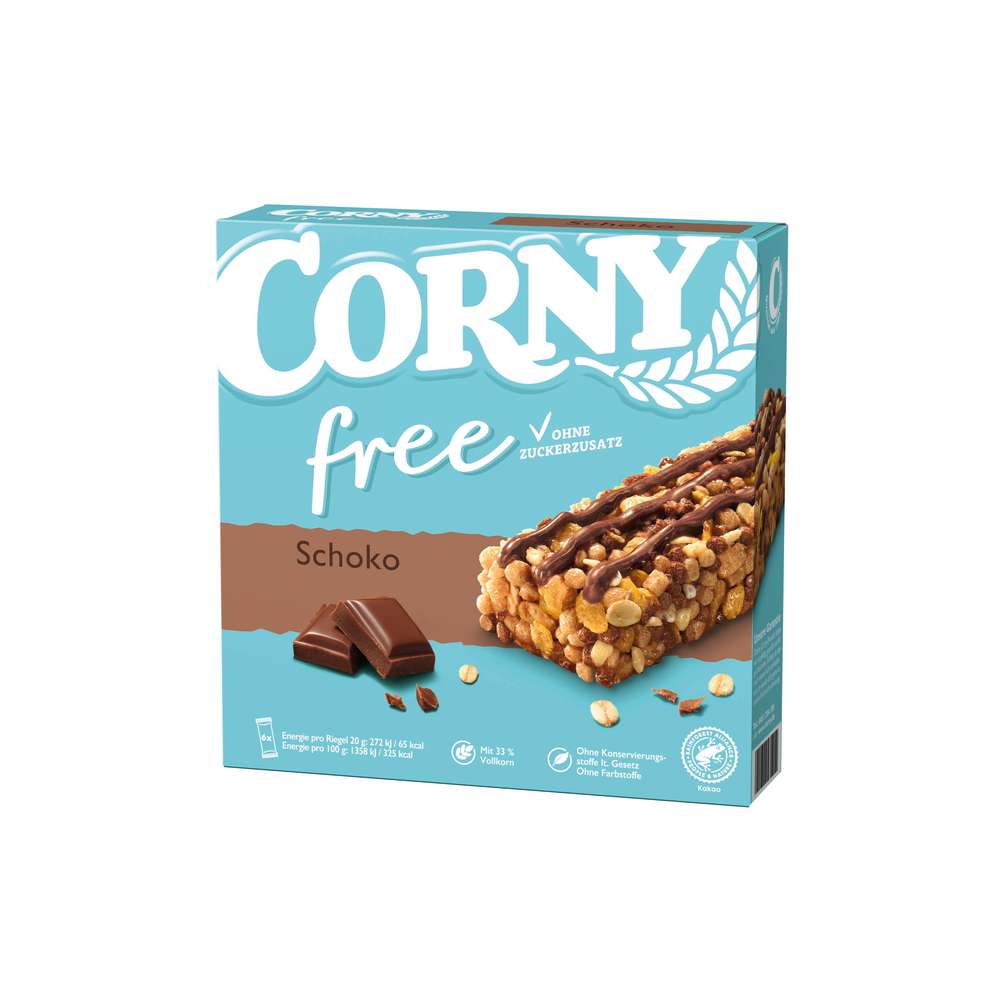 Produktabbildung Corny Müsliriegel Free, Schoko