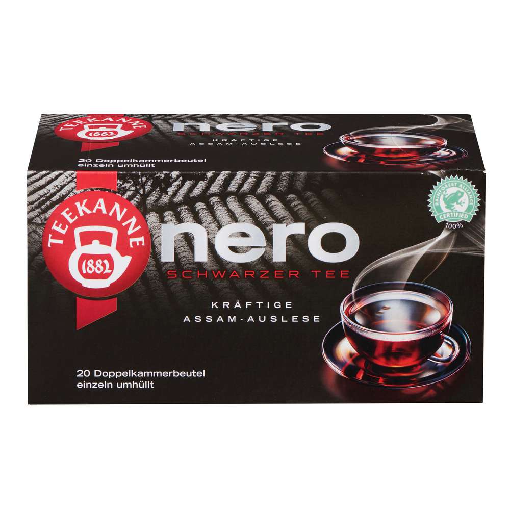 Produktabbildung Teekanne Schwarzer-Tee Nero, kräftige Assam-Auslese
