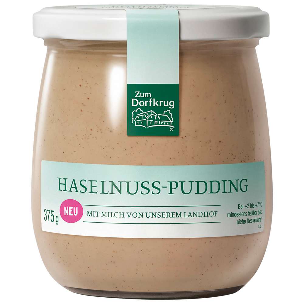 Produktabbildung Zum Dorfkrug Haselnuss-Pudding