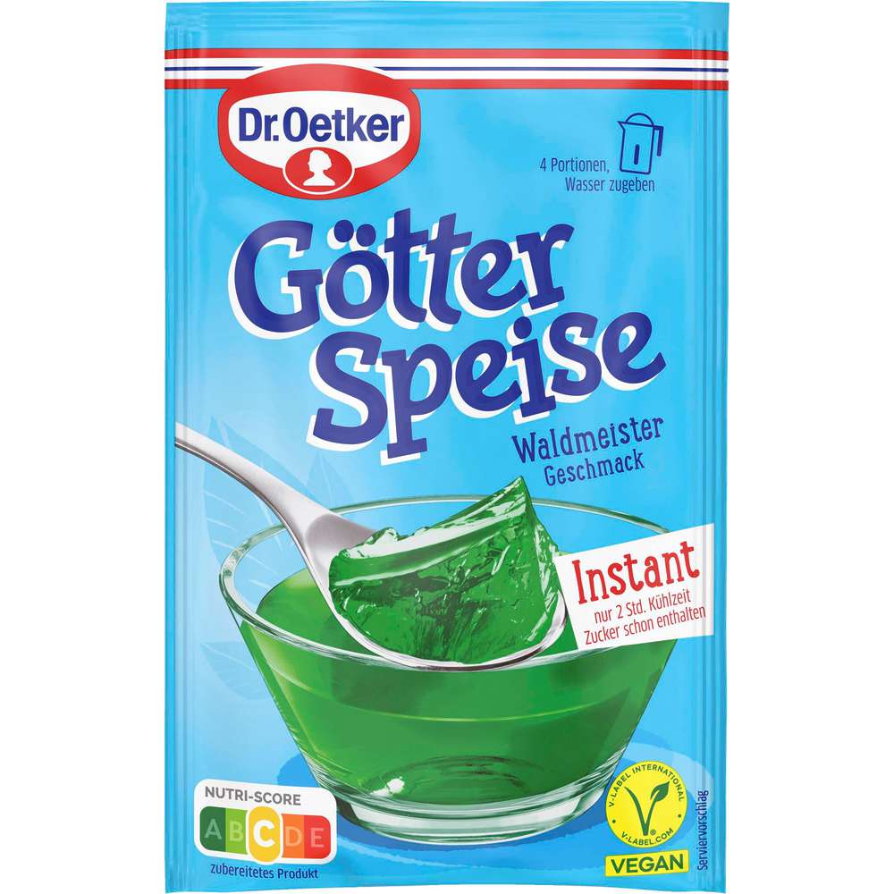 Produktabbildung Dr. Oetker Instant Götterspeise, Waldmeister