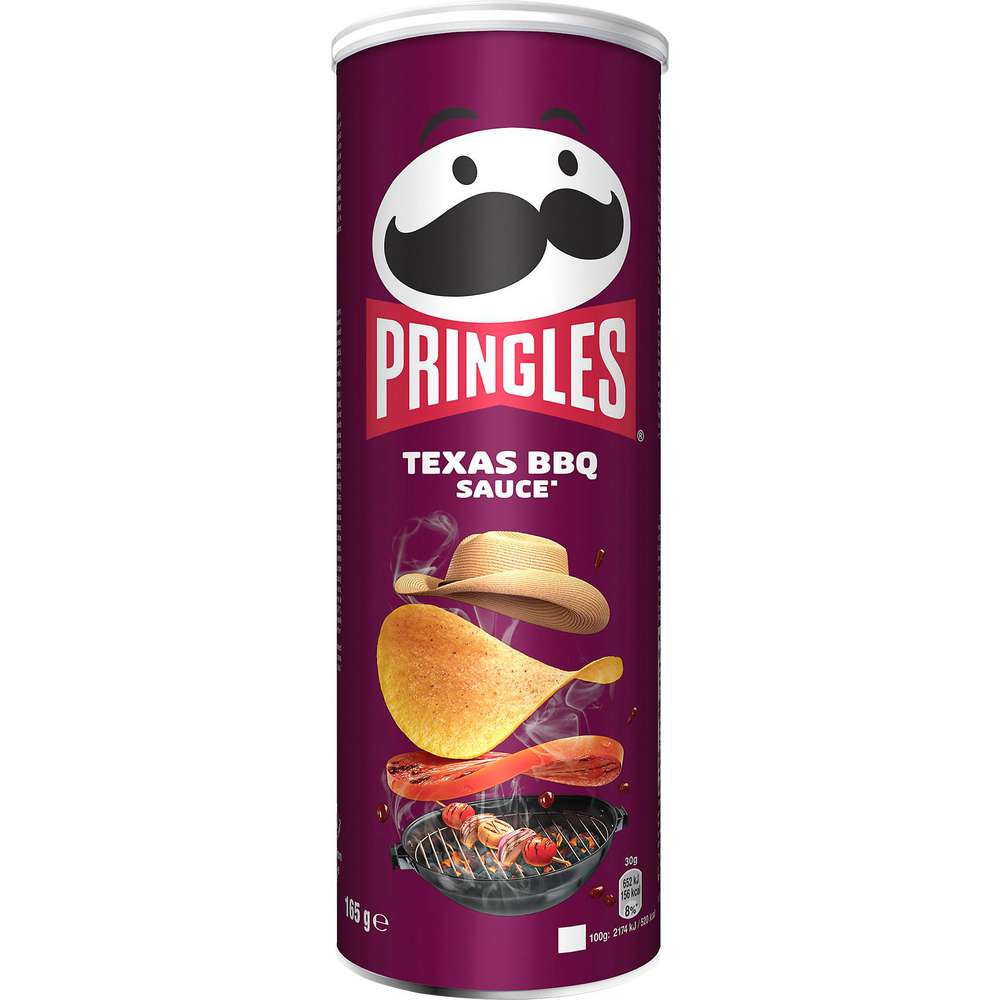 Produktabbildung Pringles Chips, Texas BBQ Sauce