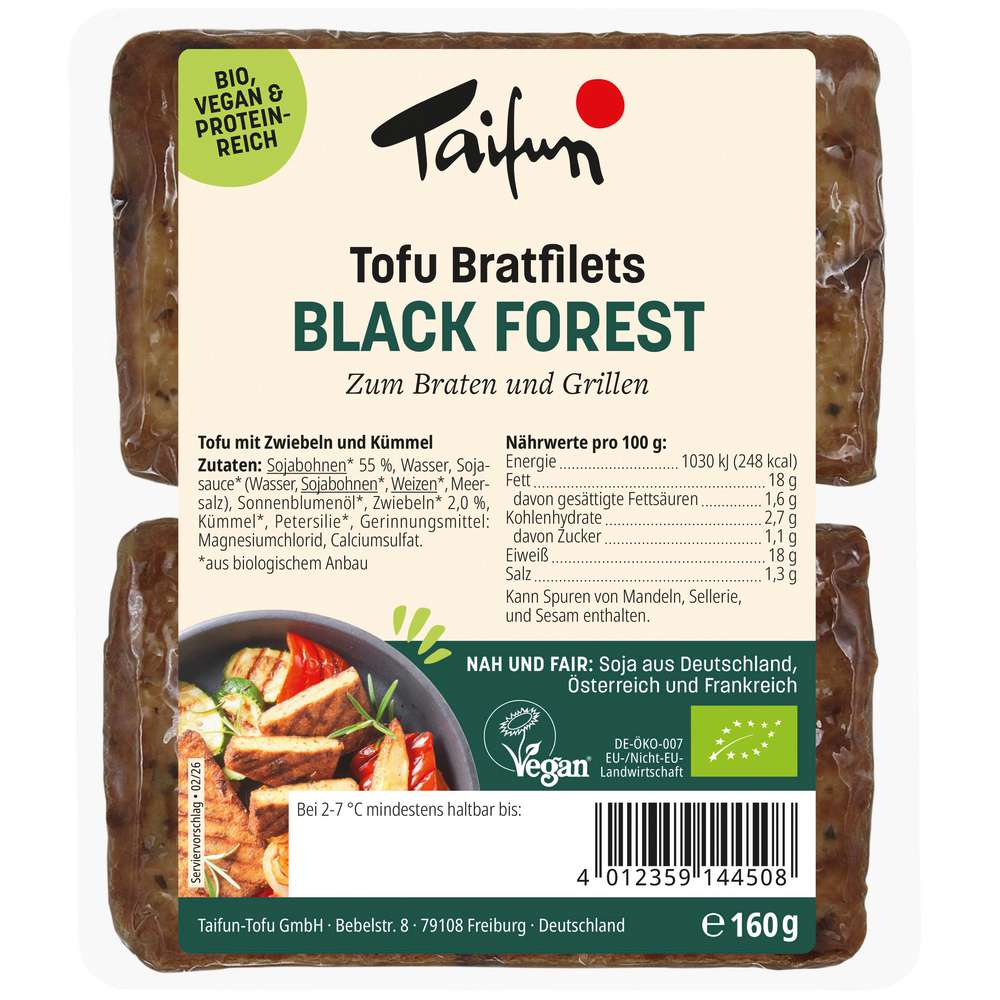 Produktabbildung Taifun Tofu Bratfilets Black Forest
