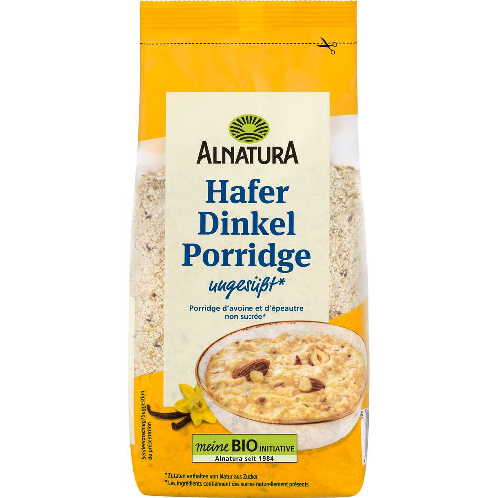 Produktabbildung Alnatura Bio Frühstücksbrei Porridge, Hafer