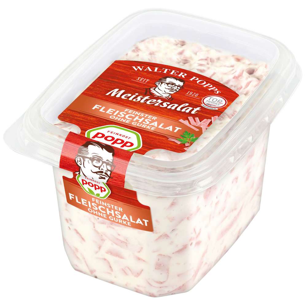 Produktabbildung Popp Fleischsalat ohne Gurke
