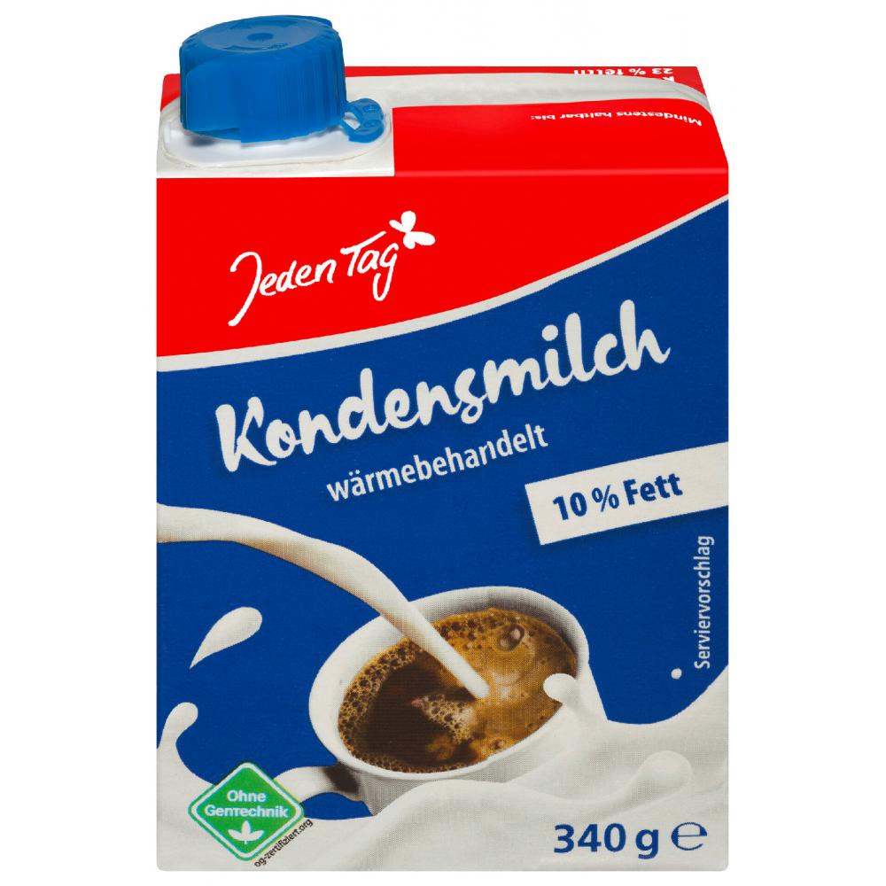 Produktabbildung keine Marke Jeden Tag Kondensmilch, 312 ml