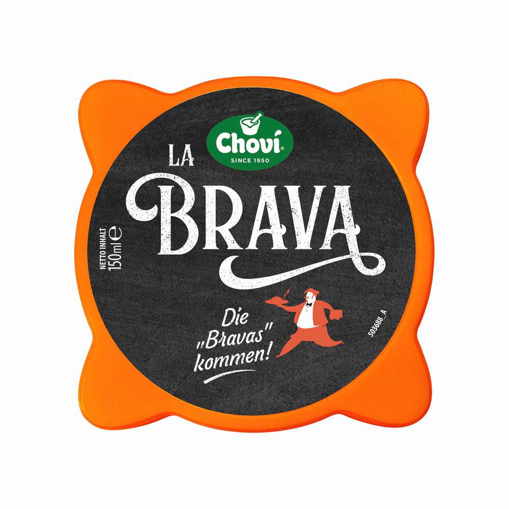 Produktabbildung Chovi Pikante Knoblauchcreme mit Tomate Salsa La Brava